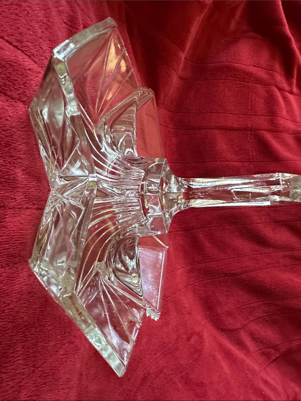 Clear Glass Compote Pedestal Bowl - Elegant Home Accent
